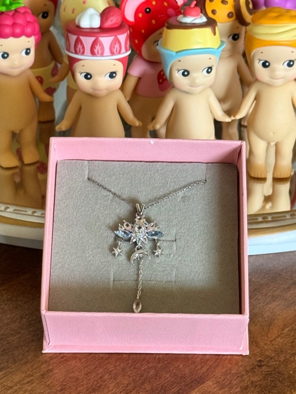 Bisoulovely Silver Pendant Necklace with Box Sold Out